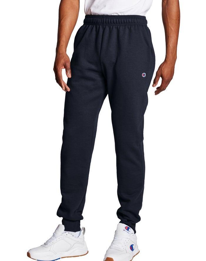 Champion Powerblend Fleece Erkek Joggers Lacivert ( DYAXUK419 )